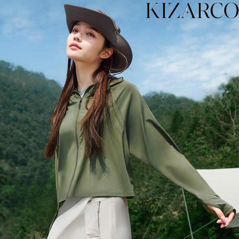 Summer Clothing For Plus Size Women - เสื้อผ้าป้องกันแสงแดดสำหรับวิ่งในฤดูร้อน เสื้อผ้ากีฬาบางเบาสำหรับคู่รัก เสื้อคลุมกันแดดผ้าไหมน้ำแข็ง ระบายอากาศได้ดี เสื้อคลุมสำหรับผู้หญิงใส่เที่ยวกลางแจ้ง