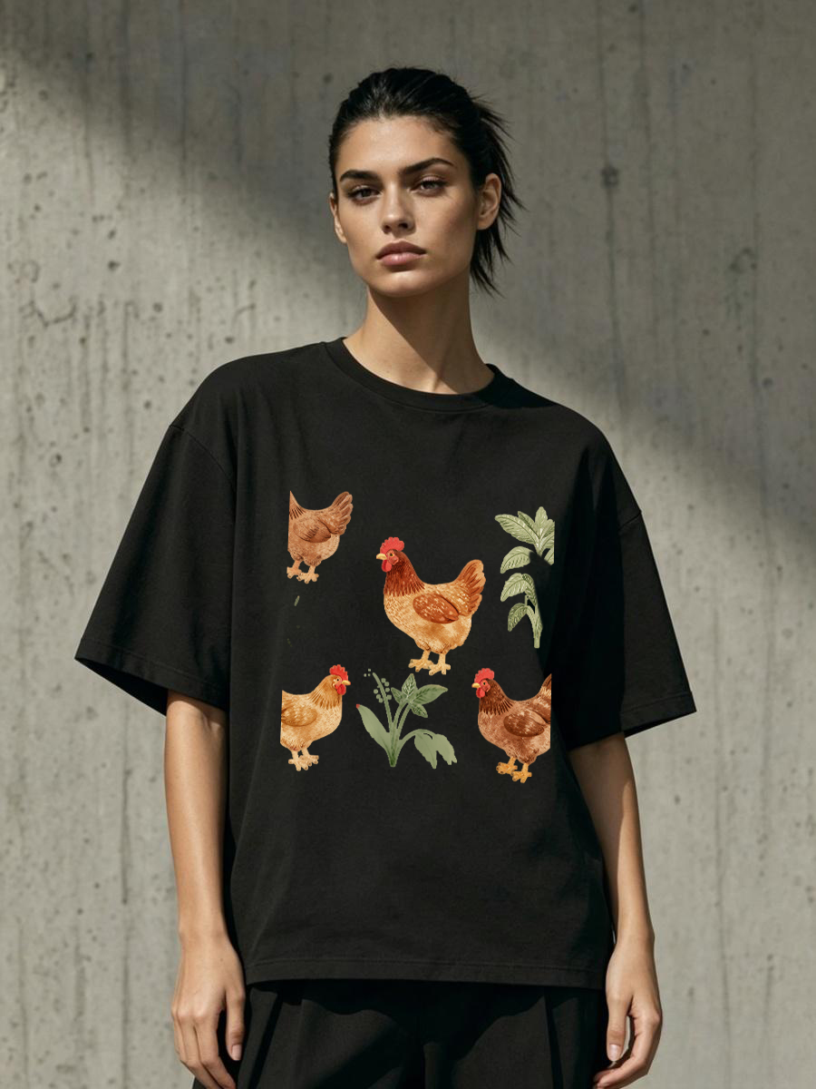 เสื้อยืดลายป่าเขียวขจี ผ้าฝ้าย - Summer Clothing Guide บทวิจารณ์และราคา