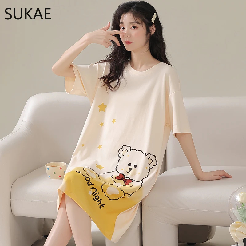ชุดเดรสสตรีสไตล์น่ารักฤดูร้อนช - Summer Upf Clothing บทวิจารณ์และราคา