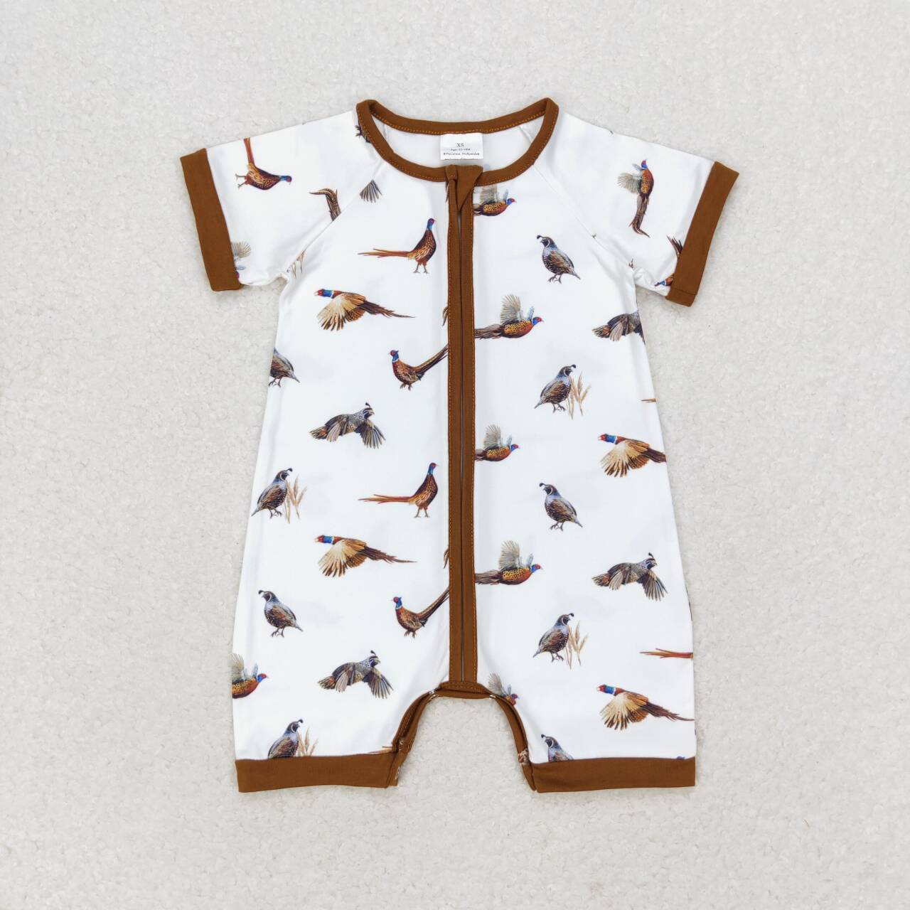 ชุดหมีแขนสั้นสำหรับเด็กทารกแรก - Summer Duck Clothing บทวิจารณ์และราคา