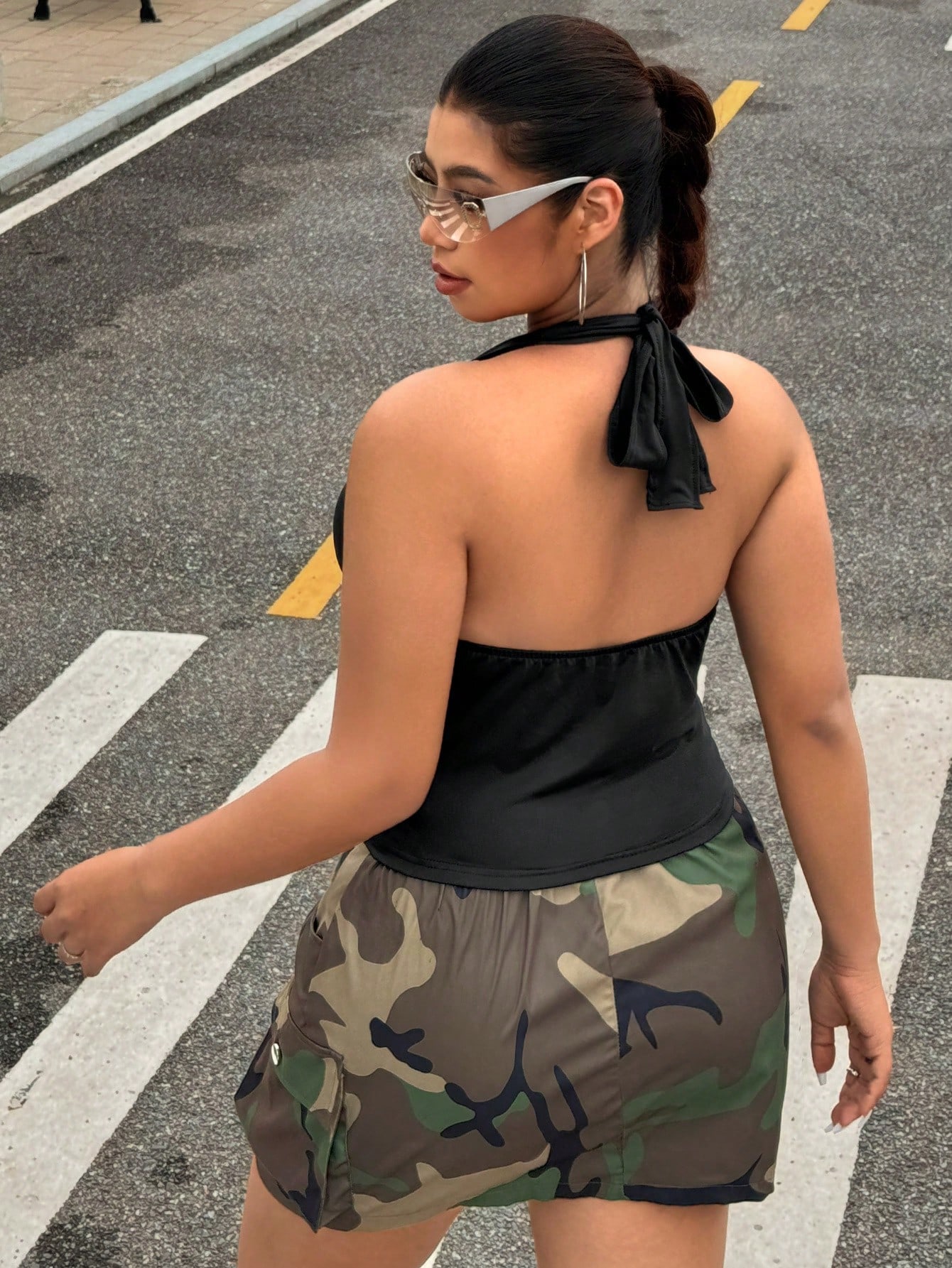 ใหม่แฟชั่นสีทึบ plus ขนาดผู้หญ - Summer Clothing For Plus Size Women บทวิจารณ์และราคา