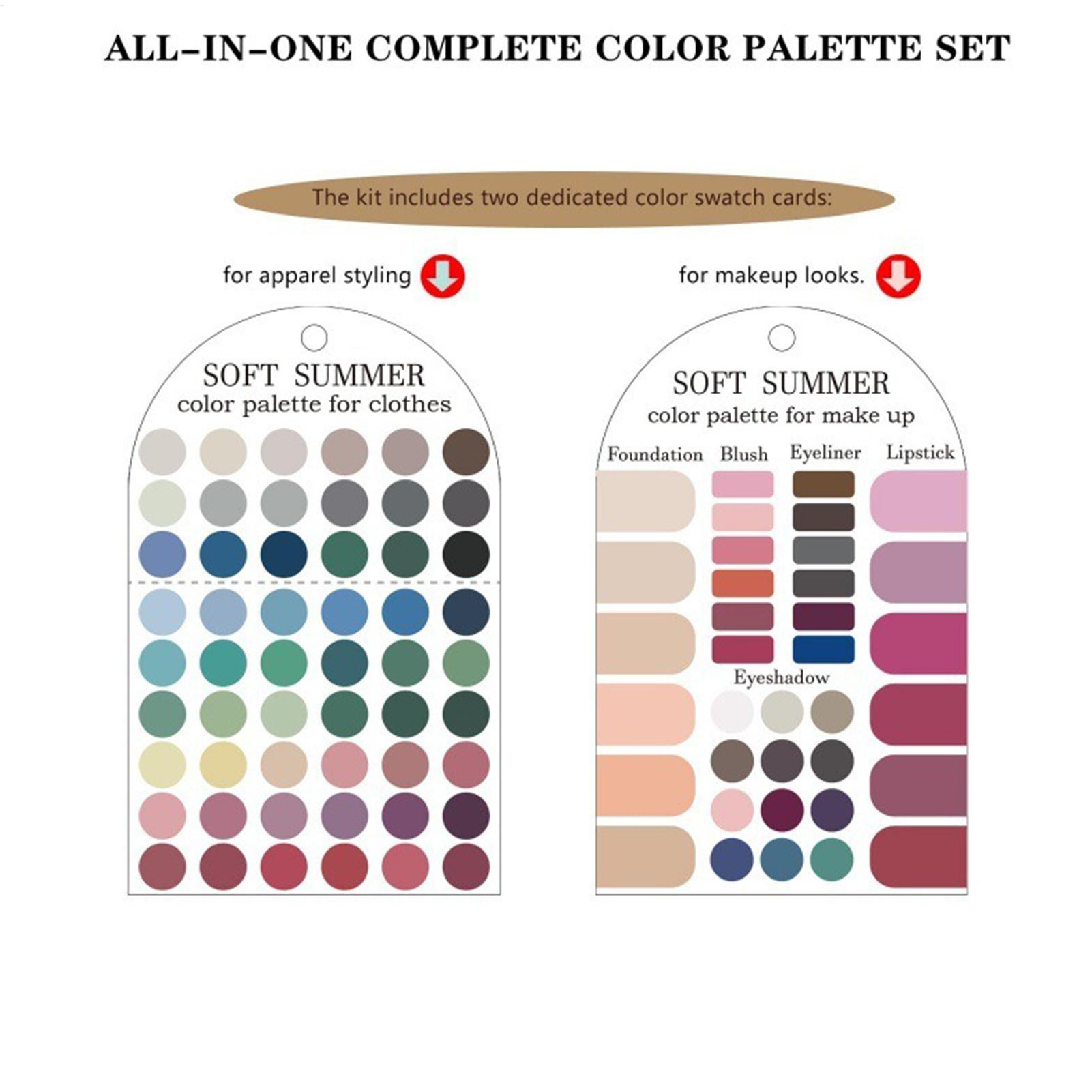การ์ดสีอะคริลิคแบบนุ่ม 2 ชิ้น  - Summer Clothing Palette บทวิจารณ์และราคา