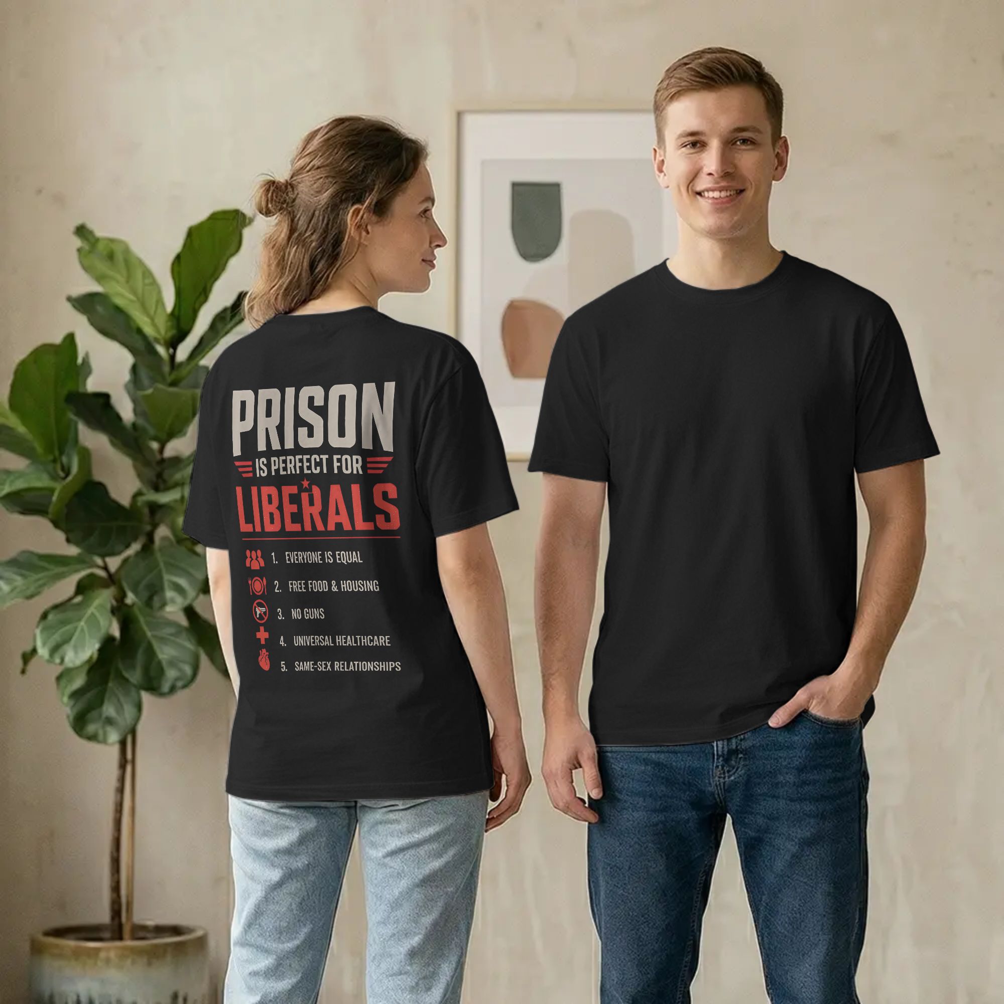 เสื้อยืด Backprint Prison เหมา - Summer Clothing Quotes บทวิจารณ์และราคา
