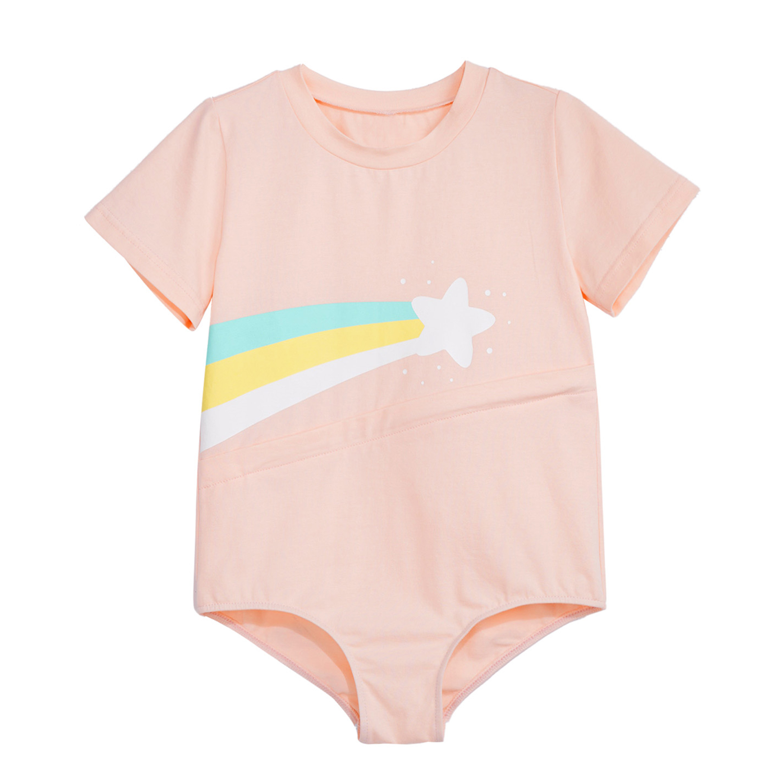 ชุดบอดี้สูทแขนสั้นมีซิปสำหรับเ - Summer Clothing Needs บทวิจารณ์และราคา