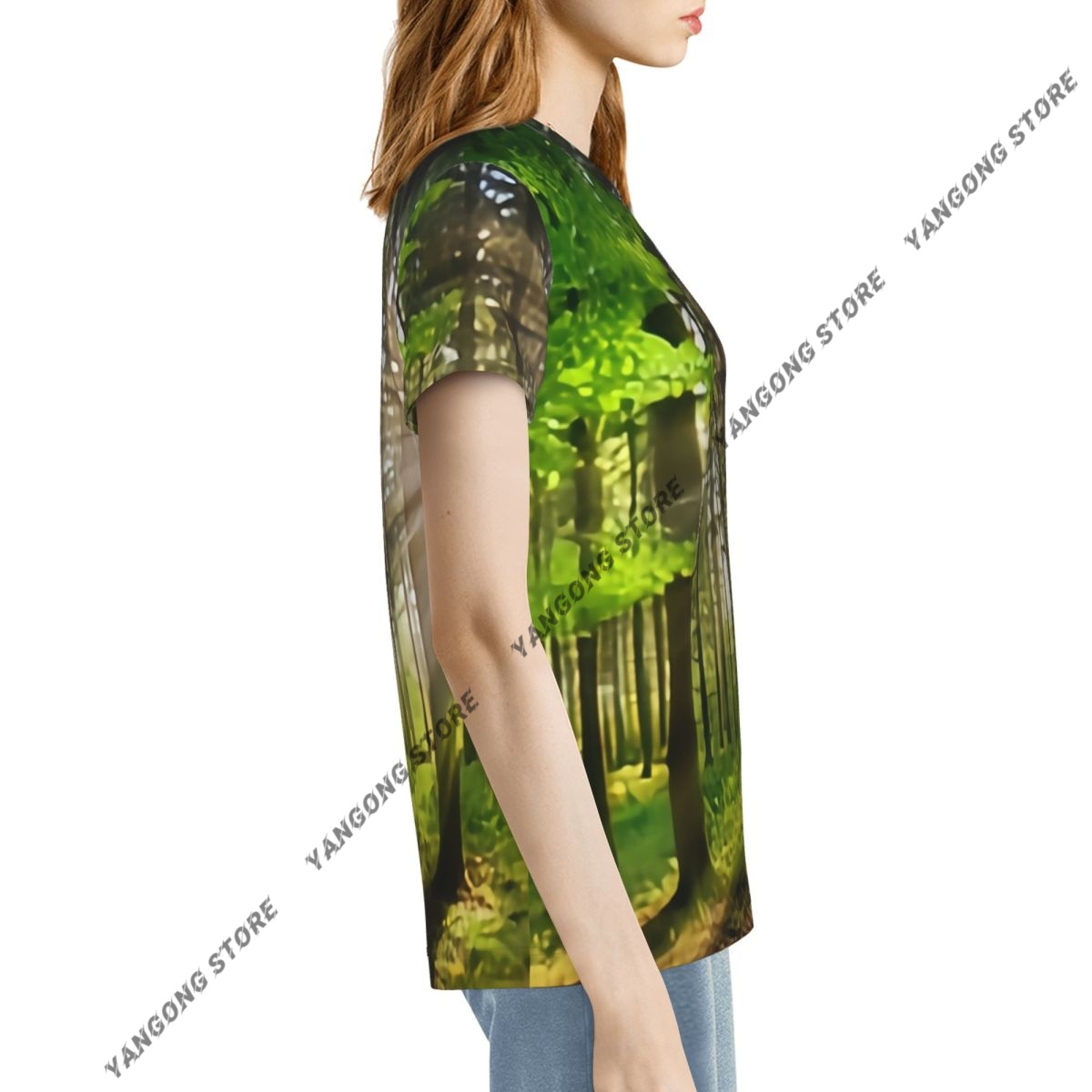 สตรีแขนสั้น Panoramic ภูมิทัศน - Summer Rays Clothing บทวิจารณ์และราคา