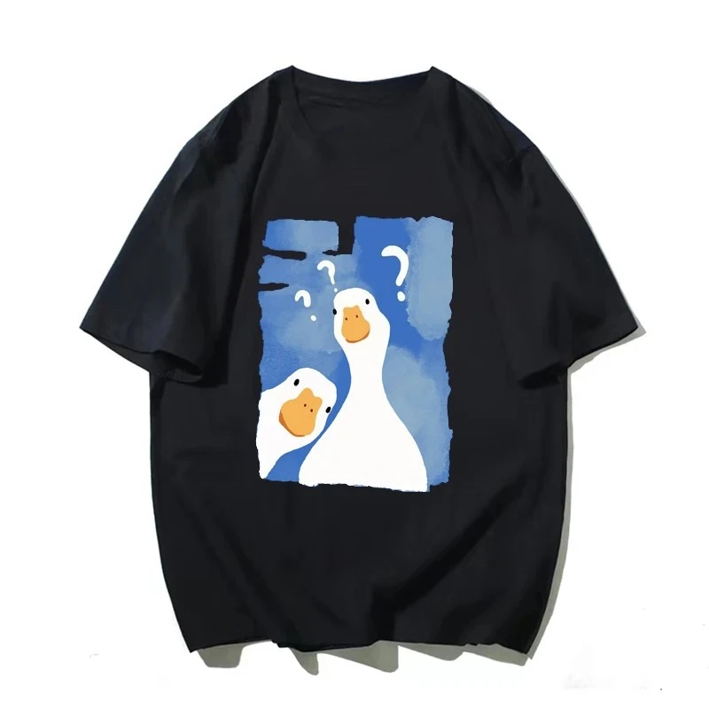 ผู้หญิงเสื้อยืดตลกสองเป็ดสับสน - Summer Duck Clothing บทวิจารณ์และราคา