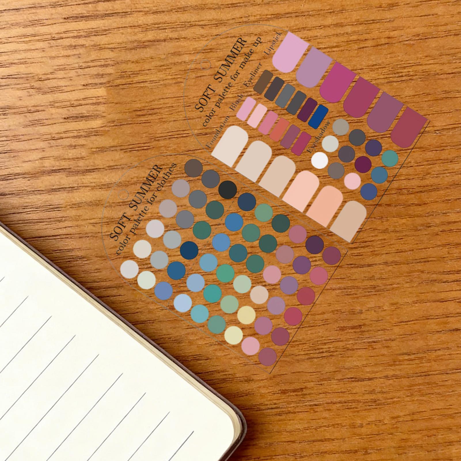 การ์ดสีโทนสีฤดูร้อนแบบอ่อน 2 ช - Summer Clothing Palette บทวิจารณ์และราคา