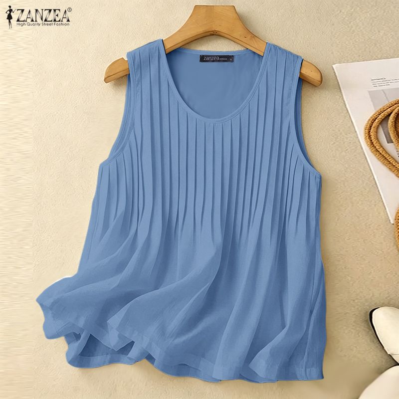 เสื้อกล้ามผู้หญิง ZANZEA สำหรั - Summer Clothing For Plus Size Women บทวิจารณ์และราคา