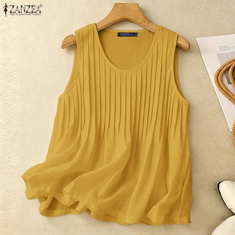 เสื้อกล้ามผู้หญิง ZANZEA สำหรั - Summer Clothing For Plus Size Women บทวิจารณ์และราคา