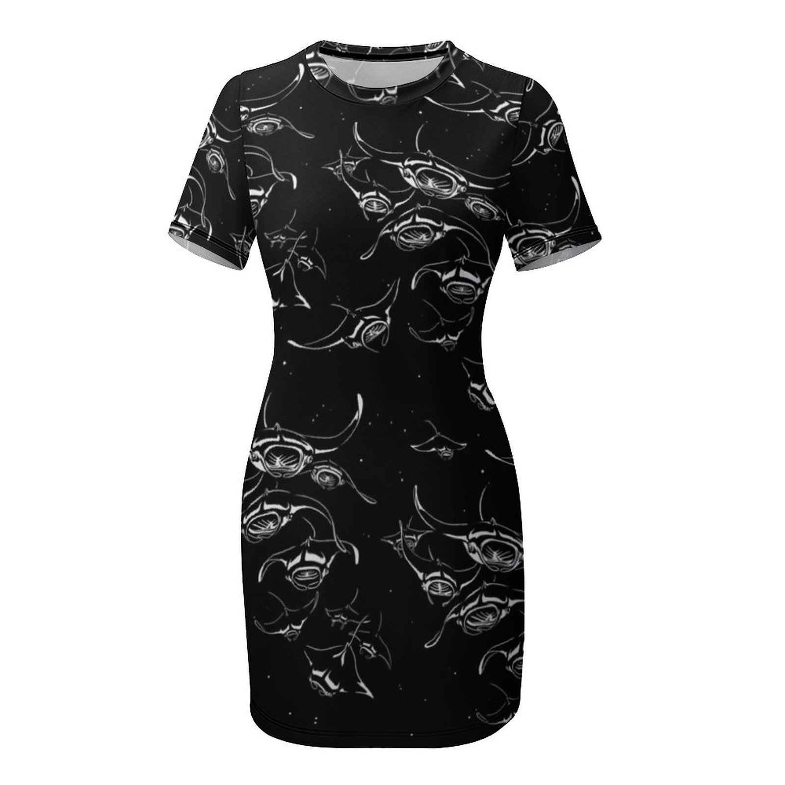ชุดเดรสแขนสั้นลายปลากระเบน ชุด - Summer Rays Clothing บทวิจารณ์และราคา