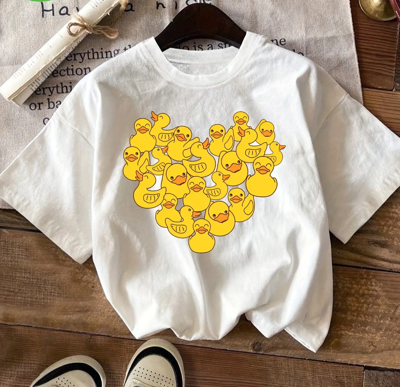 เสื้อยืดคอกลมแขนสั้นลำลองสำหรั - Yellow Summer Clothing บทวิจารณ์และราคา