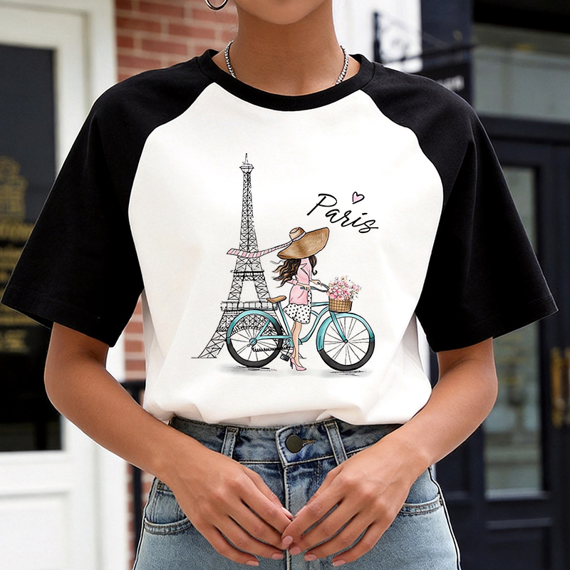 เสื้อยืดสไตล์เกาหลียุค 90s Y2k - Summer Clothing In Paris บทวิจารณ์และราคา