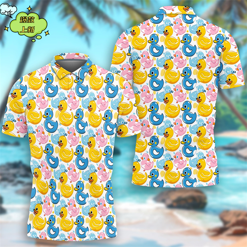 Cute Yellow Duck 3D Printing P - Summer Duck Clothing บทวิจารณ์และราคา