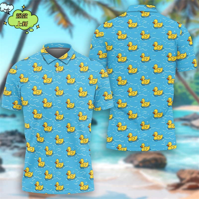 Cute Yellow Duck 3D Printing P - Summer Duck Clothing บทวิจารณ์และราคา