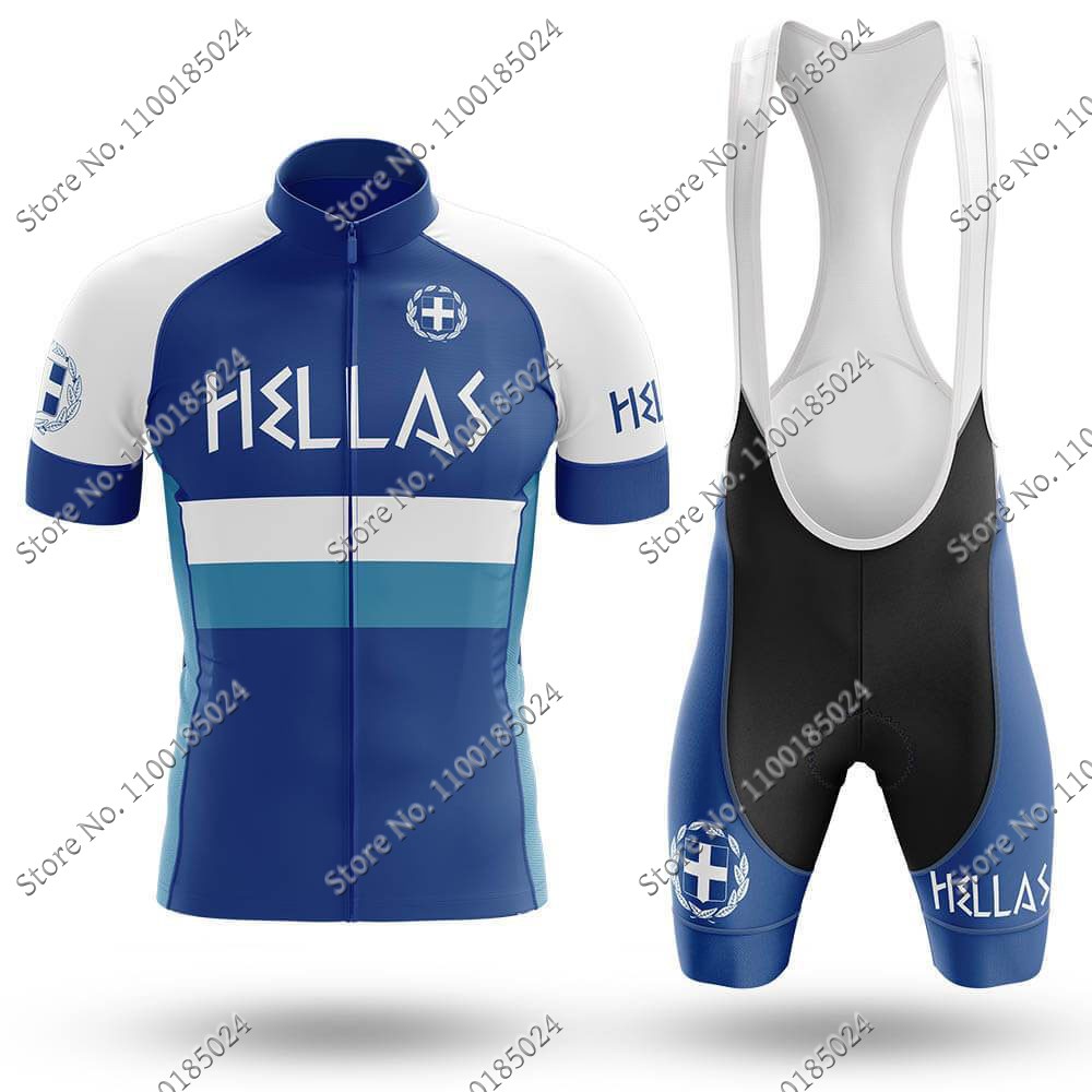 Hellas ทีมขี่จักรยาน Jersey ชุ - Summer Clothing For Greece บทวิจารณ์และราคา
