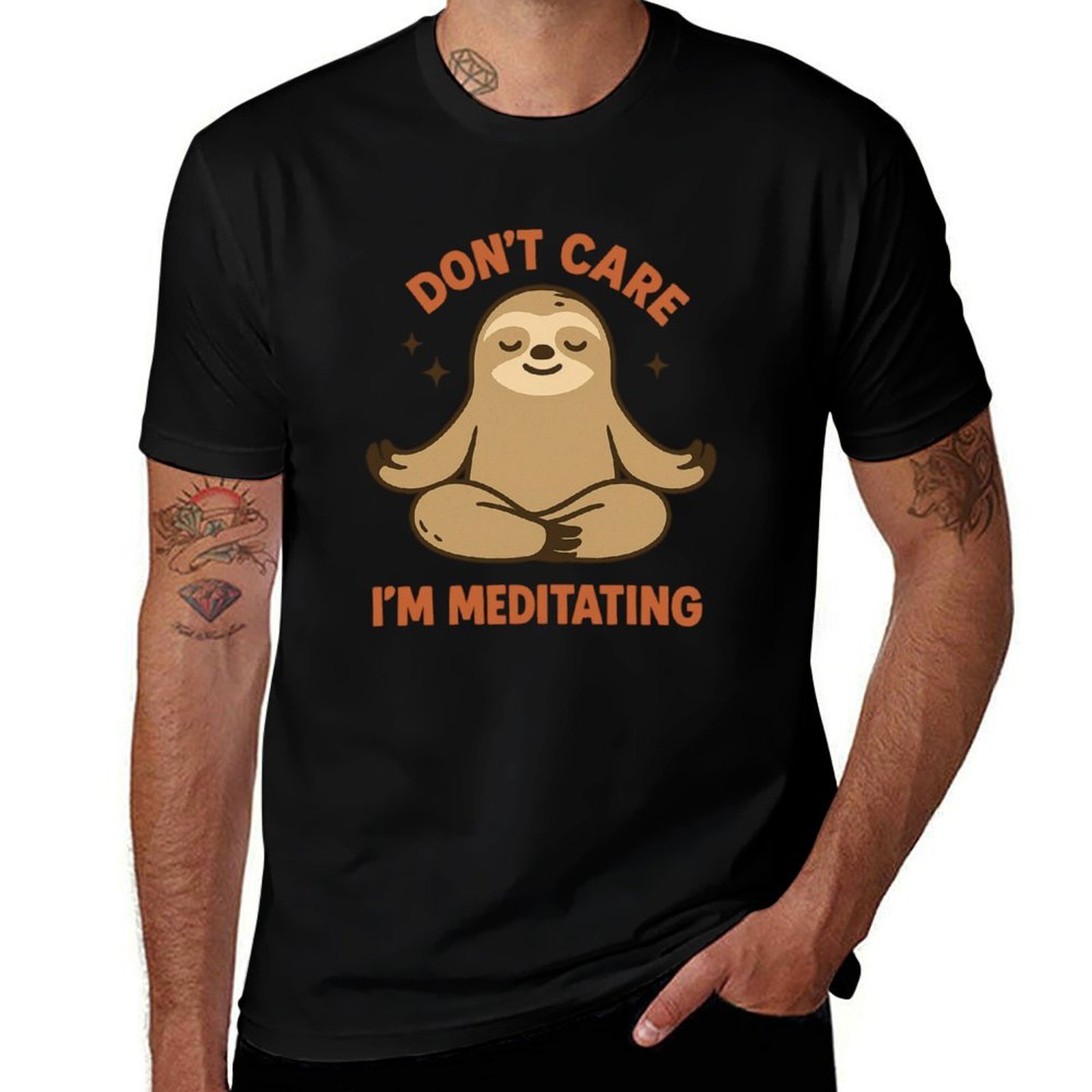 Don't Care I'm Meditating Chil - Summer Clothing Quotes บทวิจารณ์และราคา