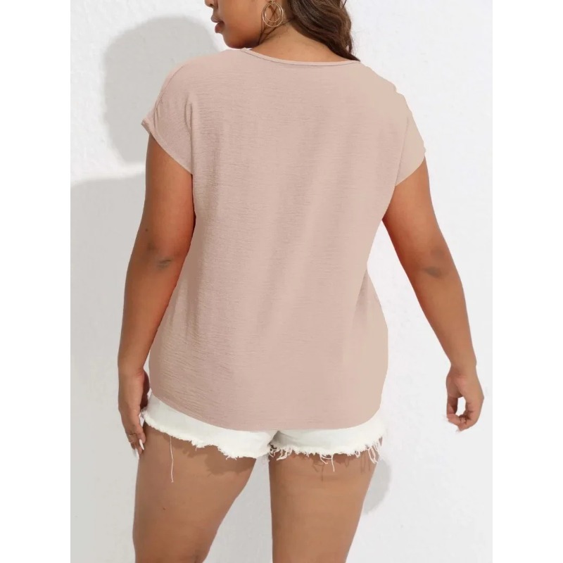 เสื้อยืดคอวีลำลอง1XL-8XL ขนาดใ - Summer Upf Clothing บทวิจารณ์และราคา