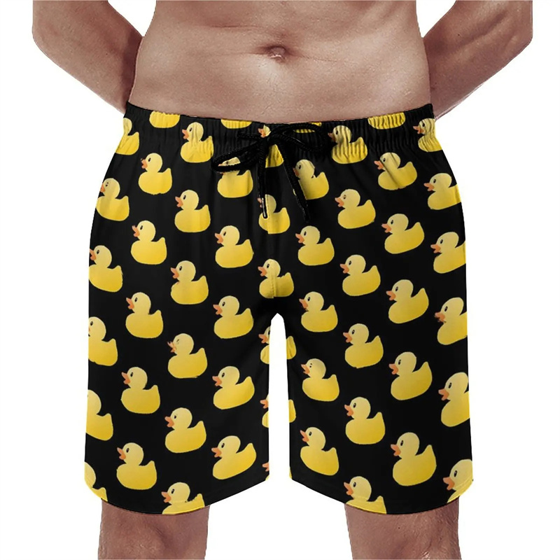 กางเกงขาสั้นชายหาดลายเป็ดตลก พ - Summer Duck Clothing บทวิจารณ์และราคา