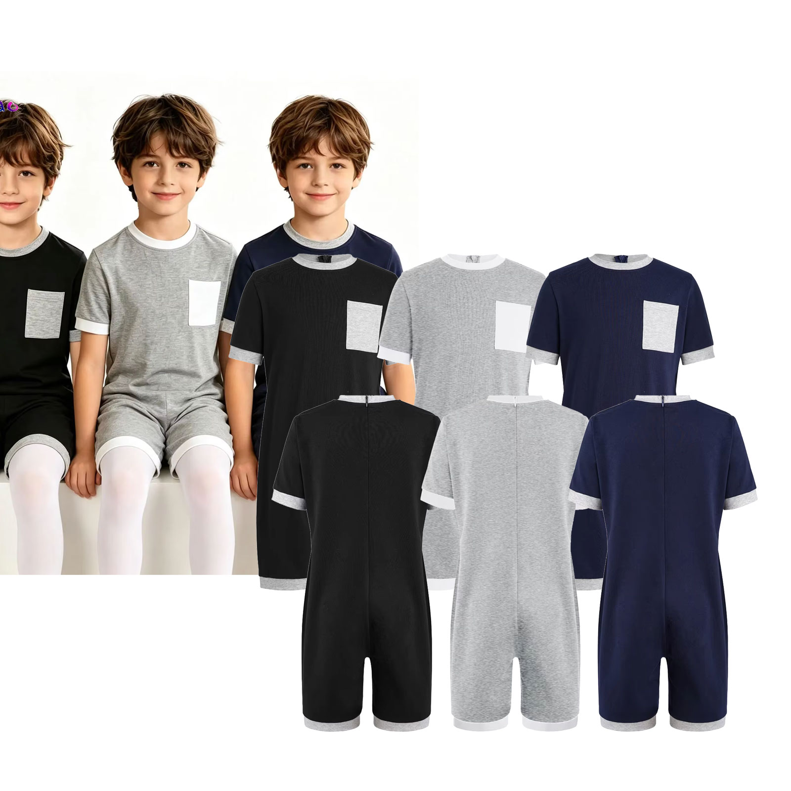 ชุดจั๊มสูทเด็กแบบพิเศษ 3 ชิ้น  - Summer Clothing Needs บทวิจารณ์และราคา
