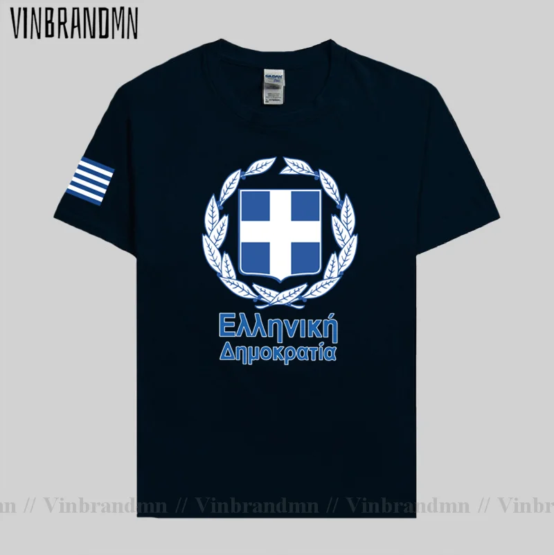 กรีซผู้ชายTเสื้อแฟชั่น 2021 Je - Summer Clothing For Greece บทวิจารณ์และราคา