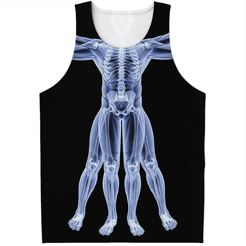 2024เสื้อกล้าม X-ray แขนกุดลาย - Summer Rays Clothing บทวิจารณ์และราคา